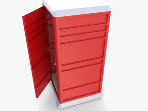Portable toilet v3 3D 모델