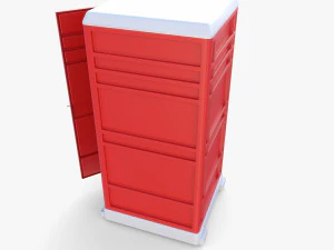 Portable toilet v3 3D Model