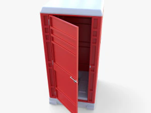 Portable toilet v3 3D Model