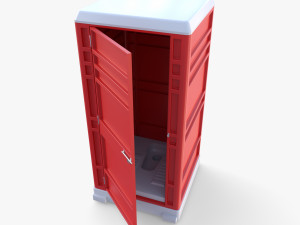 Portable toilet v3 3D 모델