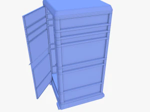 Portable toilet v3 3D Model