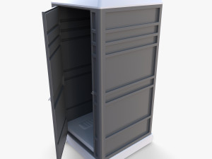 Portable toilet v4 3D 模型