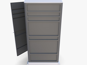 Portable toilet v4 3D 模型