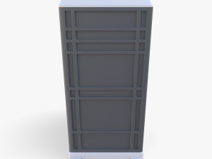 Portable toilet v4 3D 模型