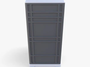 Portable toilet v4 3D Model