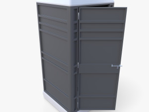 Portable toilet v4 3D 模型