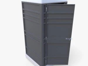 Portable toilet v4 3D Model