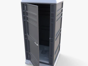 Portable toilet v4 3D Model
