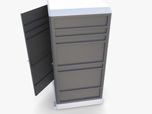 Portable toilet v4 3D 模型