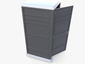 Portable toilet v4 3D 模型