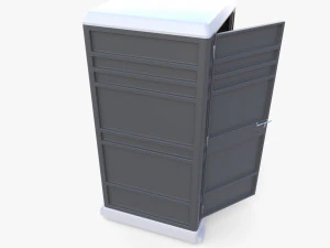 Portable toilet v4 3D Model