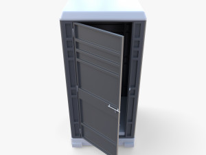 Portable toilet v4 3D 模型