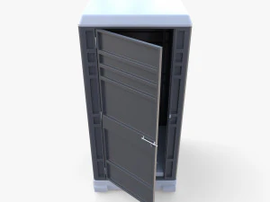 Portable toilet v4 3D Model