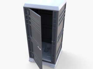 Portable toilet v4 3D 模型