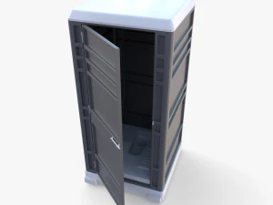 Portable toilet v4 3D Model