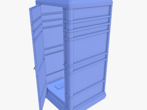 Portable toilet v4 3D 模型
