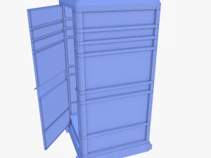 Portable toilet v4 3D Model