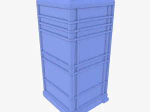 Portable toilet v4 3D Model