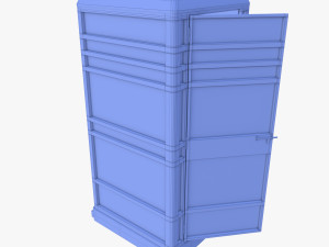 Portable toilet v4 3D 模型