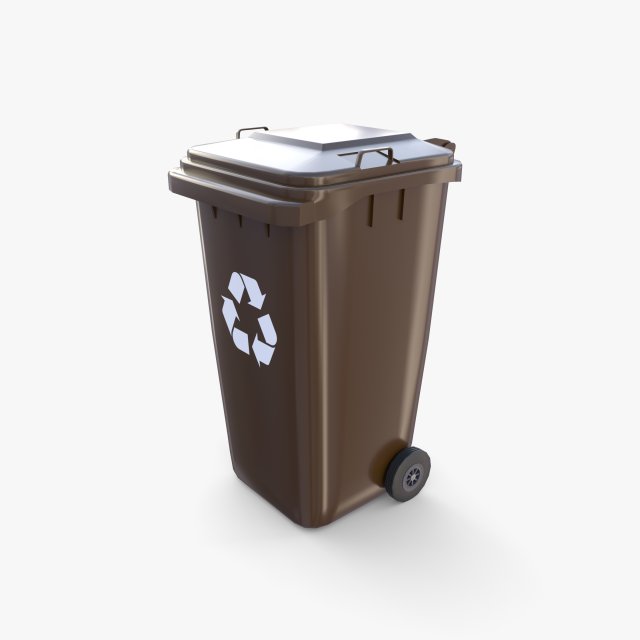 Trash can v11 Model 3D .c4d .max .obj .3ds .fbx .stl .blend 