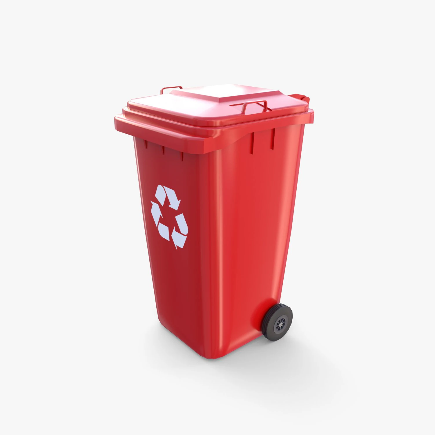 Trash can v14 3D Model .c4d .max .obj .3ds .fbx .stl .blend 
