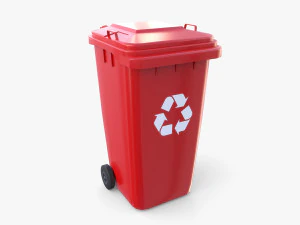 Trash can v14 3D Model