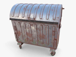 Dumpster v1 weathered 3D Model