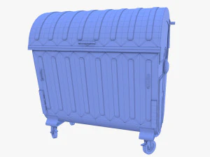 Dumpster v1 weathered 3D Model