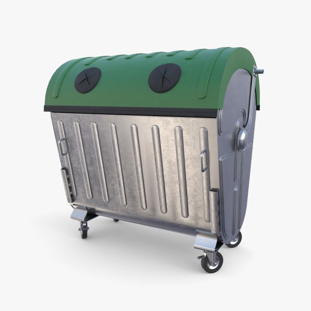 Dumpster v5 Model 3D .c4d .max .obj .3ds .fbx .stl .blend 