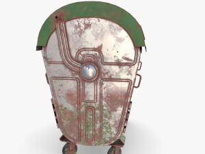 Dumpster v5 weathered 3D Model