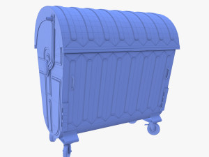 Dumpster v5 weathered 3D Model