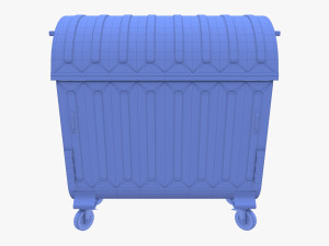 Dumpster v5 weathered 3D Model