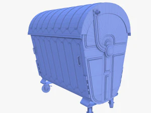 Dumpster v5 wyblakły Model 3D