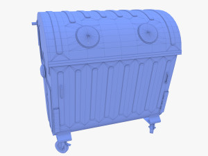Dumpster v5 weathered 3D Model