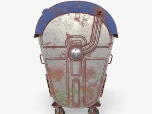 Dumpster v6 weathered 3D Model
