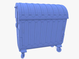 Dumpster v6 weathered 3D Model