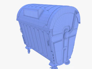 Dumpster v6 weathered 3D Model