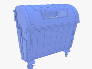 Dumpster v6 weathered 3D Model