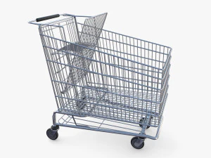 Shopping cart v5 3D Model