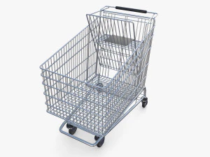 Shopping cart v5 3D Model