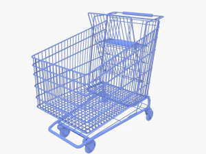 Shopping cart v5 3D Model