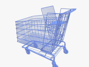 Shopping cart v5 3D Model