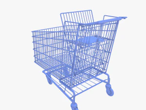 Shopping cart v5 3D Model
