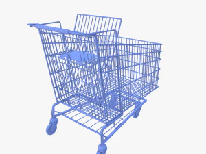 Shopping cart v5 3D Model