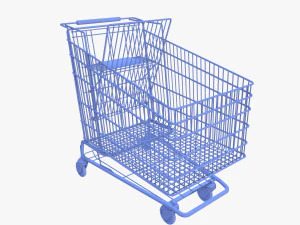 Shopping cart v5 3D Model