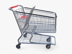 Shopping cart v6 3D Model