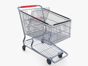 Shopping cart v6 3D Model