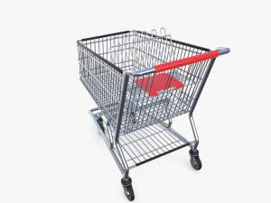 Shopping cart v6 3D Model