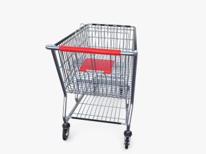 Shopping cart v6 3D Model
