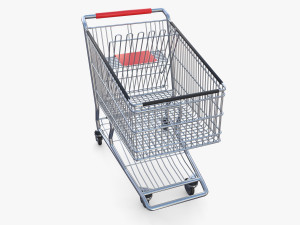Shopping cart v6 3D Model